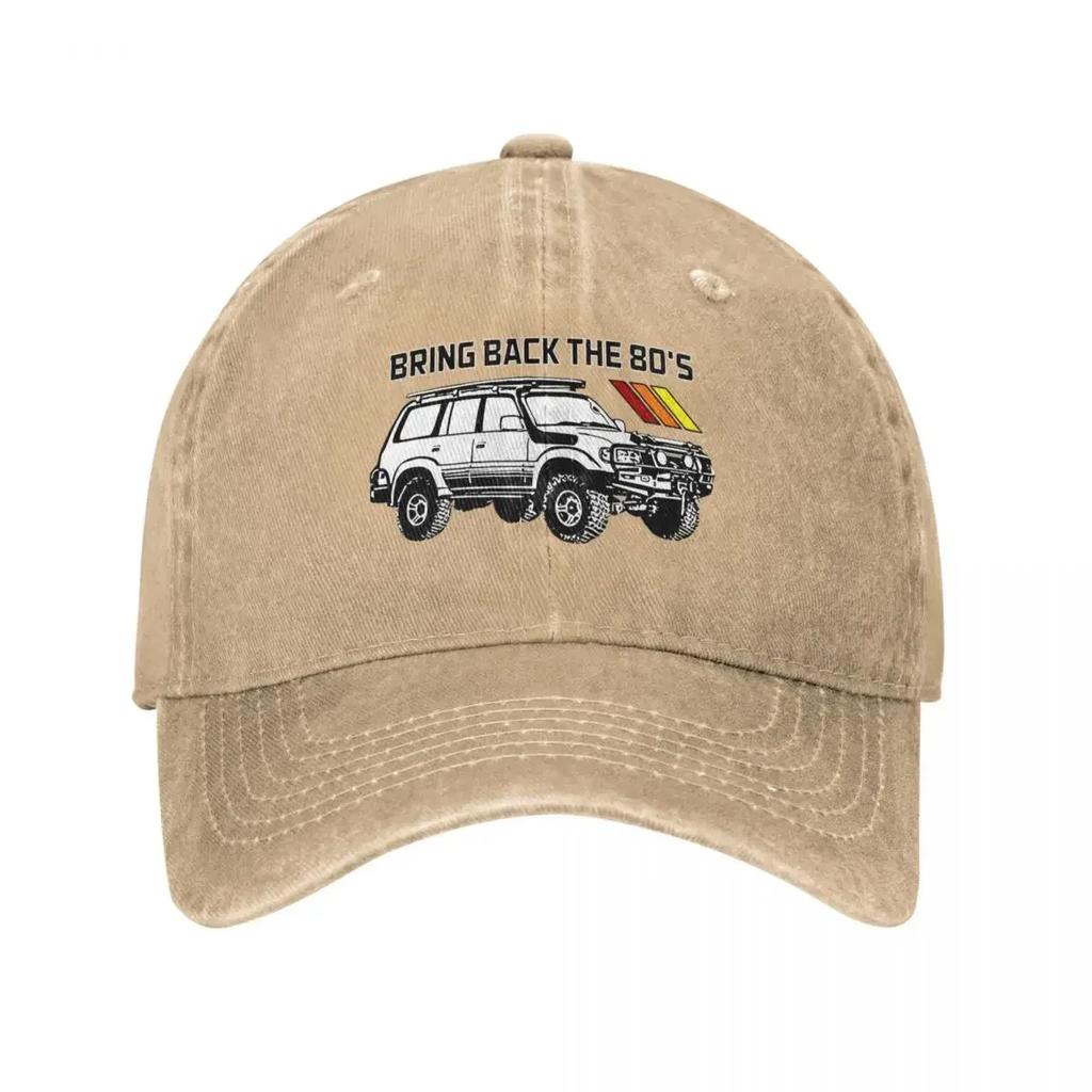 2026 Gorra de Béisbol Vintage Land Cruiser para Hombre y Mujer Algodón Desgastado Para Traer de Vuelta los 80 Sombreros de Verano para Exteriores Gorra
