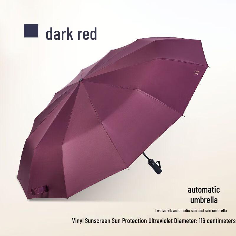 Heaven Umbrella 38018 Reinforced UV Protection Dual-Use Folding Umbrella