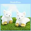 Sitting Fox Animal Posture Plush Toy Stuffed Doll Cartoon Style Gift Children