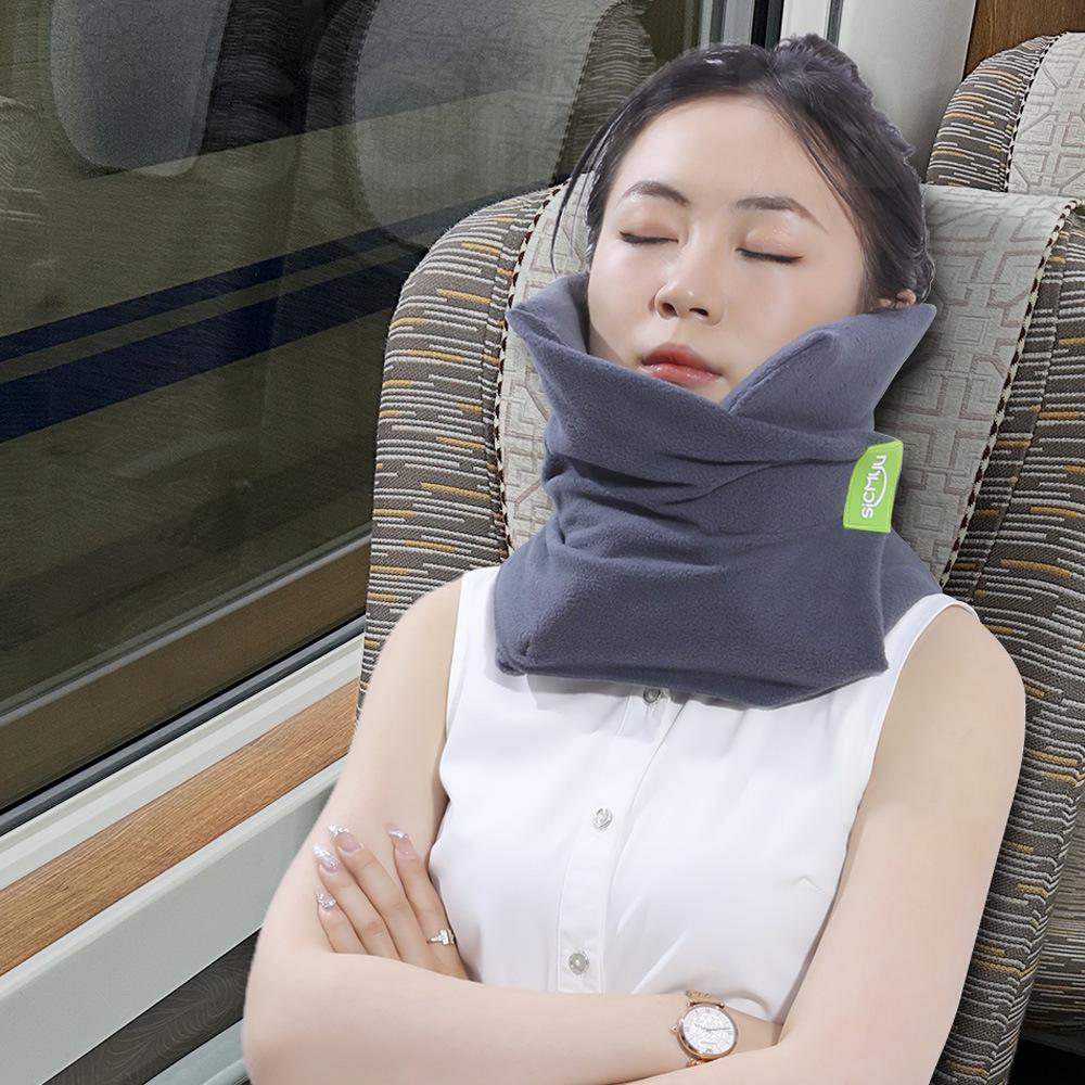 Cestovní polštář na krk: Opěrka hlavy ve tvaru U do auta, vlaku, letadla - Pohodlná podpora pro spánek, ochrana krku a cestování na dlouhé vzdálenosti