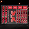 red honda-s   Decal Set High Quality LI Printed and Cut Stickers Motorcycle Sticker