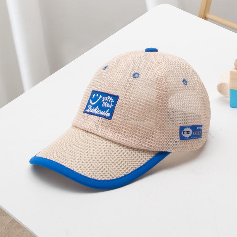 

Нові корейські дитячі козирки з вишивкою букв унісекс бейсболки для хлопчиків і дівчаток, дитячі шапки, кепки, аксесуари 3-8 років Head circumference 48-52cm