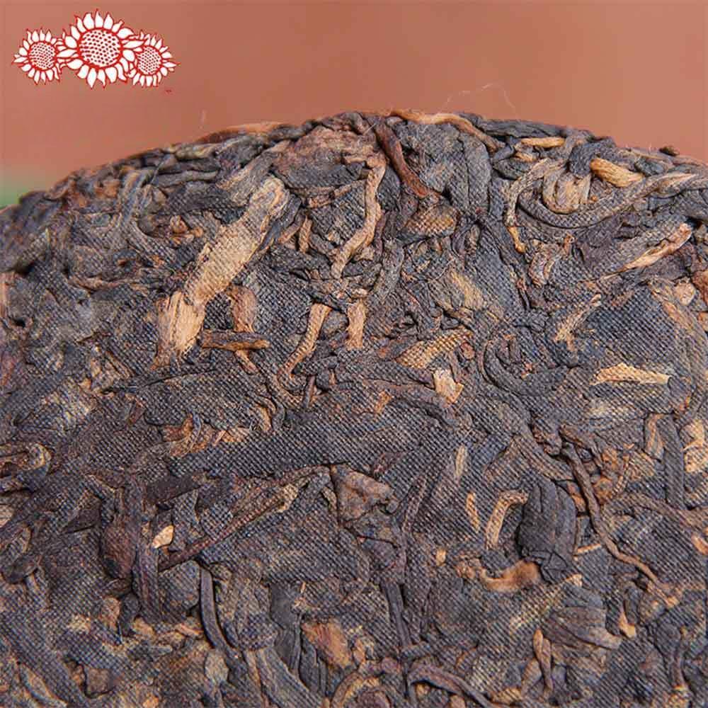 Шу Пуэр 2018yr HaiWan 9978 Пакет 181 LaoTongZhi Старый Товарищ Спелый Чайный Пирог Пуэр — фото 4