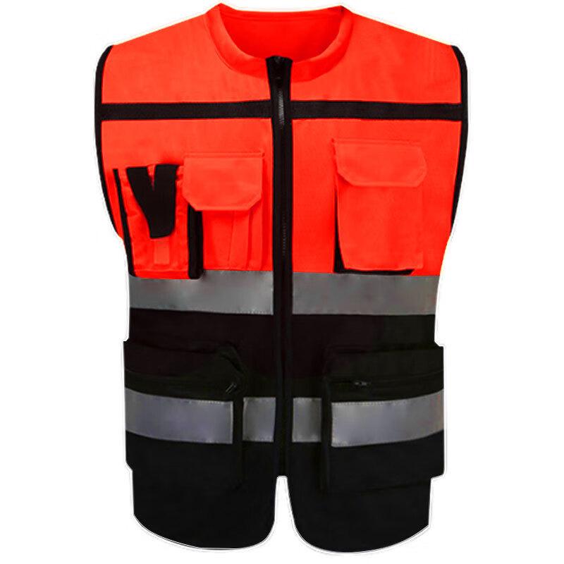 

Reflective Safety Vest with Stand Collar L-XXXL