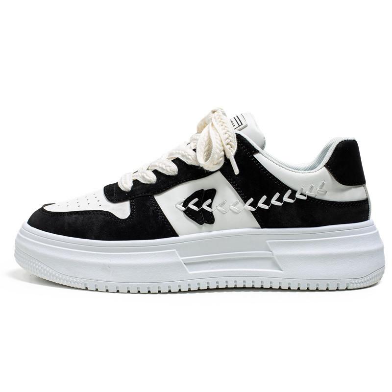 Board shoes men's summer Korean version of versatile breathable wheat ear white shoes youth summer thick-soled casual niche men's shoes