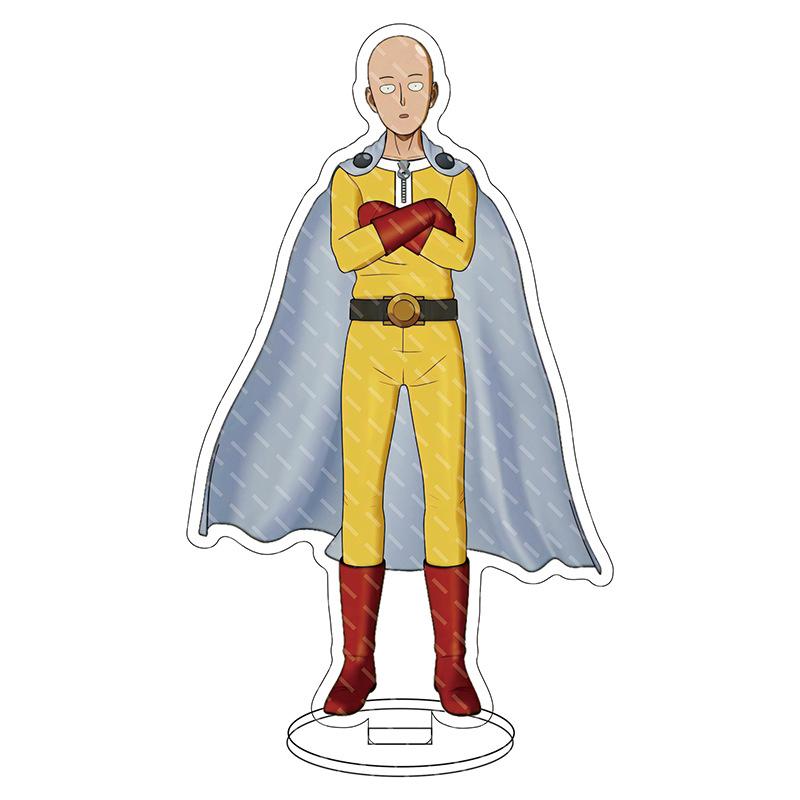 

Anime Figure ONE PUNCH MAN Acrylic Stand Model Saitama Genos Tatsumaki Plate Desk Decor Standing Sign Ornament Fans Friend Gift
