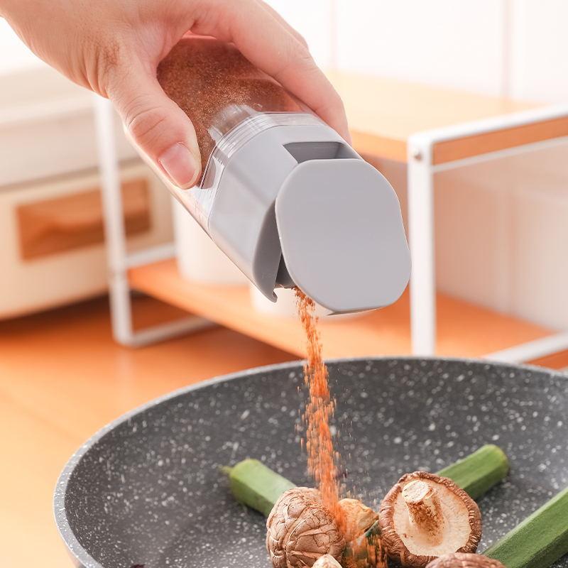 Haushalt Küche Gewürz Box Quantitative Salz Kontrolle Flasche Glas Drücken Salz Kontrolle Flasche Gewürz Liefert Lagerung Box