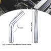 Uxcell Aluminum Alloy Tube OD 51/57/63/70/76mm Intercooler Pipe Air Intake Tube Hose 0 45 Degrees 500mm Length for Car