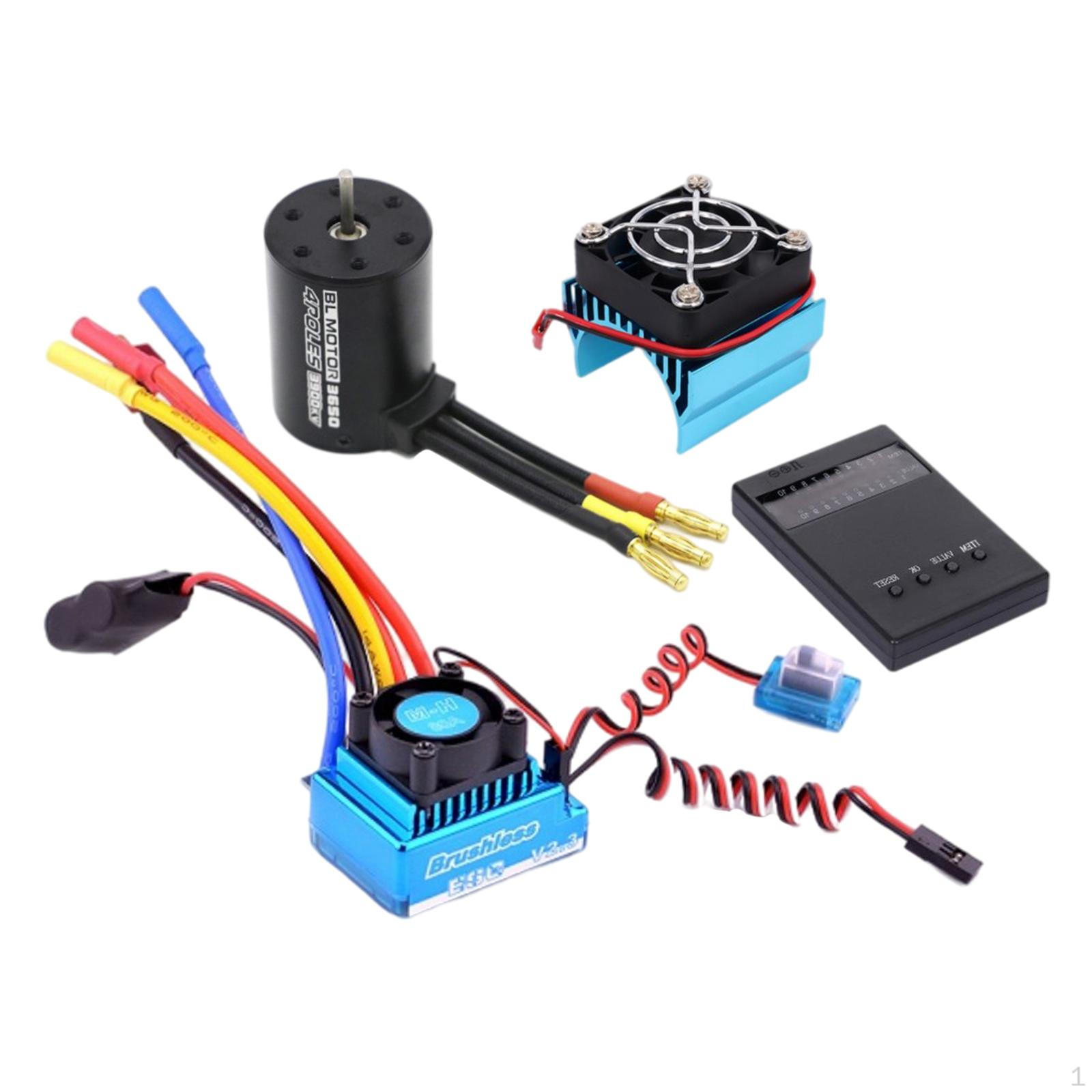 

RC Brushless Motor 120A ESC Electric Controller Set Car Vehicles Model