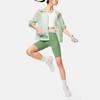 Li Ning UV Protection Waterproof Breathable Color Solid Zip Hooded Jacket UPF50+ Women Jacket Ice-Green AFDU460-3