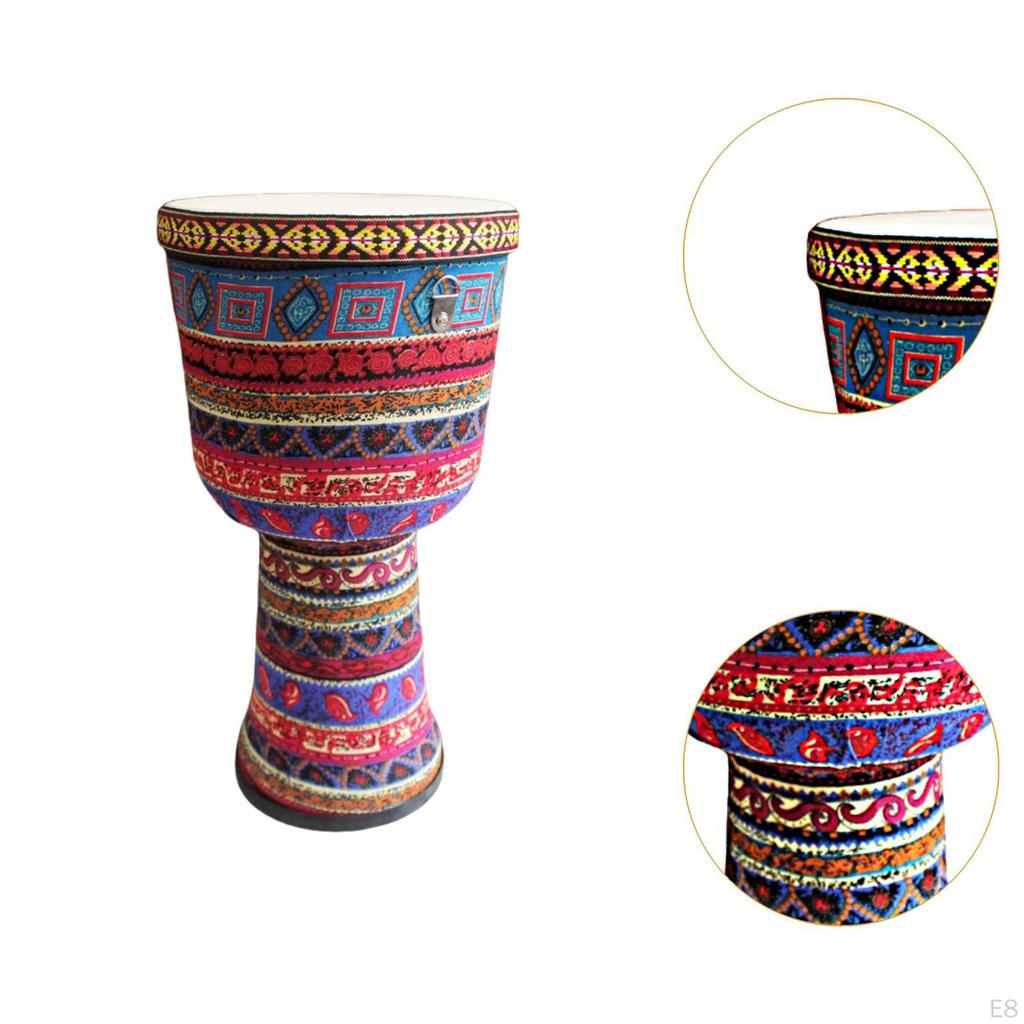 Djembe Drum Portable Lightweight Rhythm Toy for Adults Children Holiday Gift