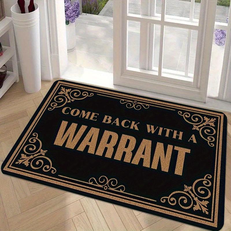 

Welcome-ish Depends Who You Are and How Long You Stay Doormat Humorous Quote for Front Door Entryway Non Slip Durable Floor Mat 40x60cm