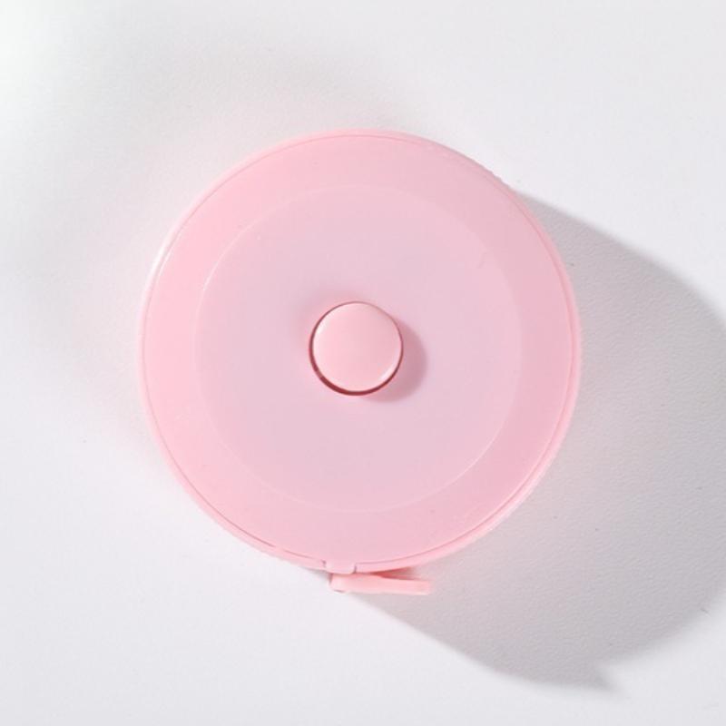 2PCS 1.5m Small Tape Measure Portable Student Soft Leather Three Measurement Clothes Automatic Recycling
