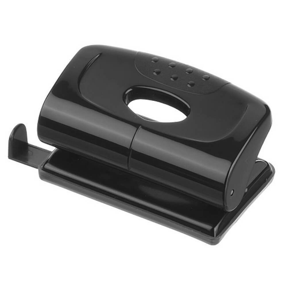 Marbig 2-Loch-Locher 12 Blatt (Schwarz)