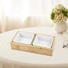Divided Serving Platter Appetizer Tray with Storage Removable Snack Dishes for Candy