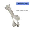 10Pcs 1.5m Light Switches Pull Rope Bathroom Light Pull Cord String with Connector for Ceiling Switches Bathroom Light