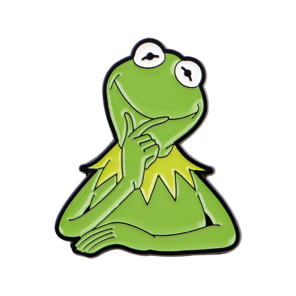 Cute Frog Enamel Pin Cartoon Badges Brooches For Women Girls Backpack Hat Lapel Pins Cosplay Accessories Toys Gifts Jewelry