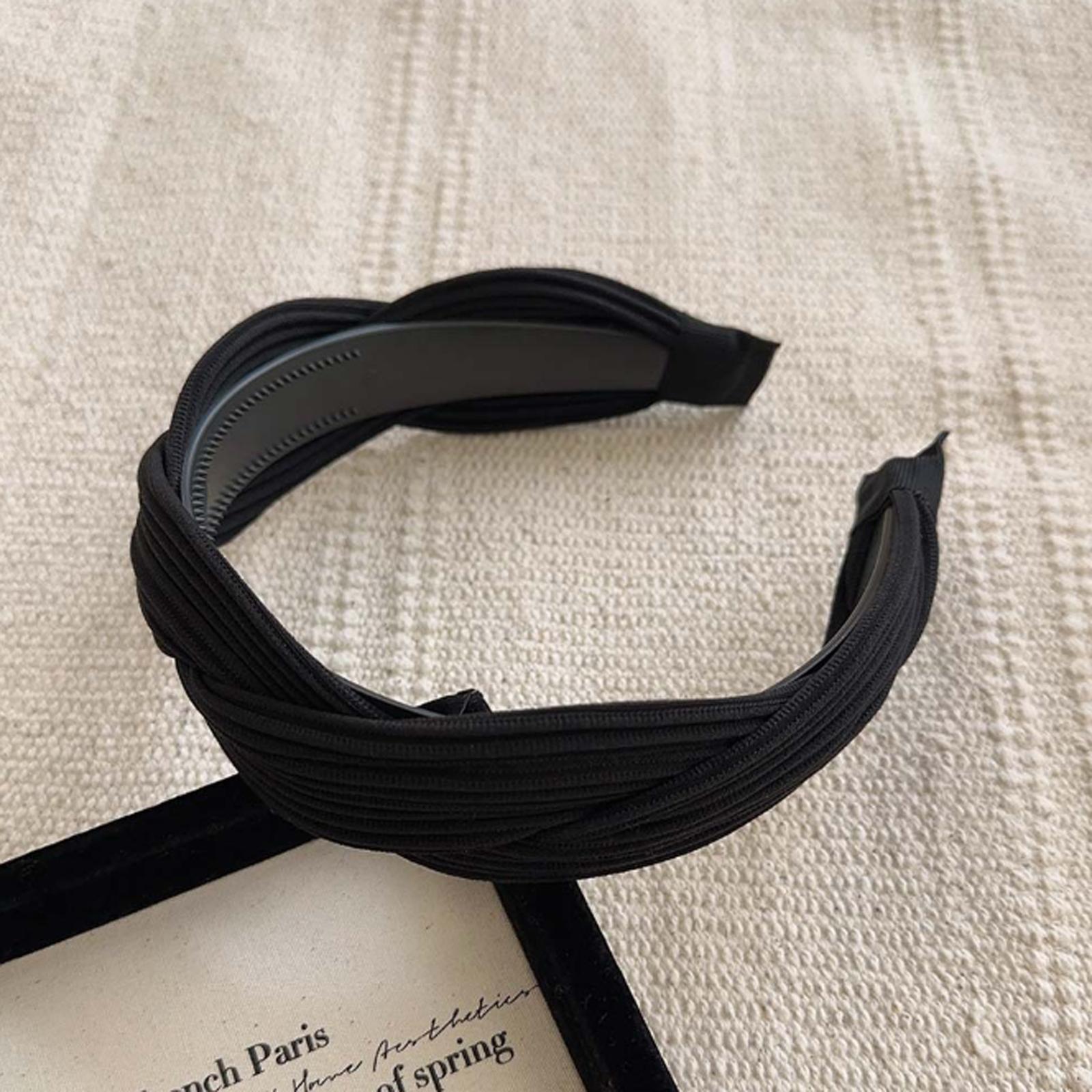 

PROLY Новая Модная Повязка на Голову для Женщин Ручной Работы Плетеная Тюрбан Однотонная Повязка для Волос Весенне-Летний Головной Убор Аксессуары для Волос