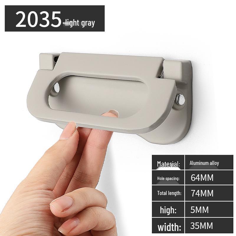 Moderner europäischer Stil, unsichtbarer Schrankgriff ohne Bohren