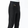 Gunze RIZAP Compression Size M Leggings, Hip-Lifting, 10-Length, Men's, Black,