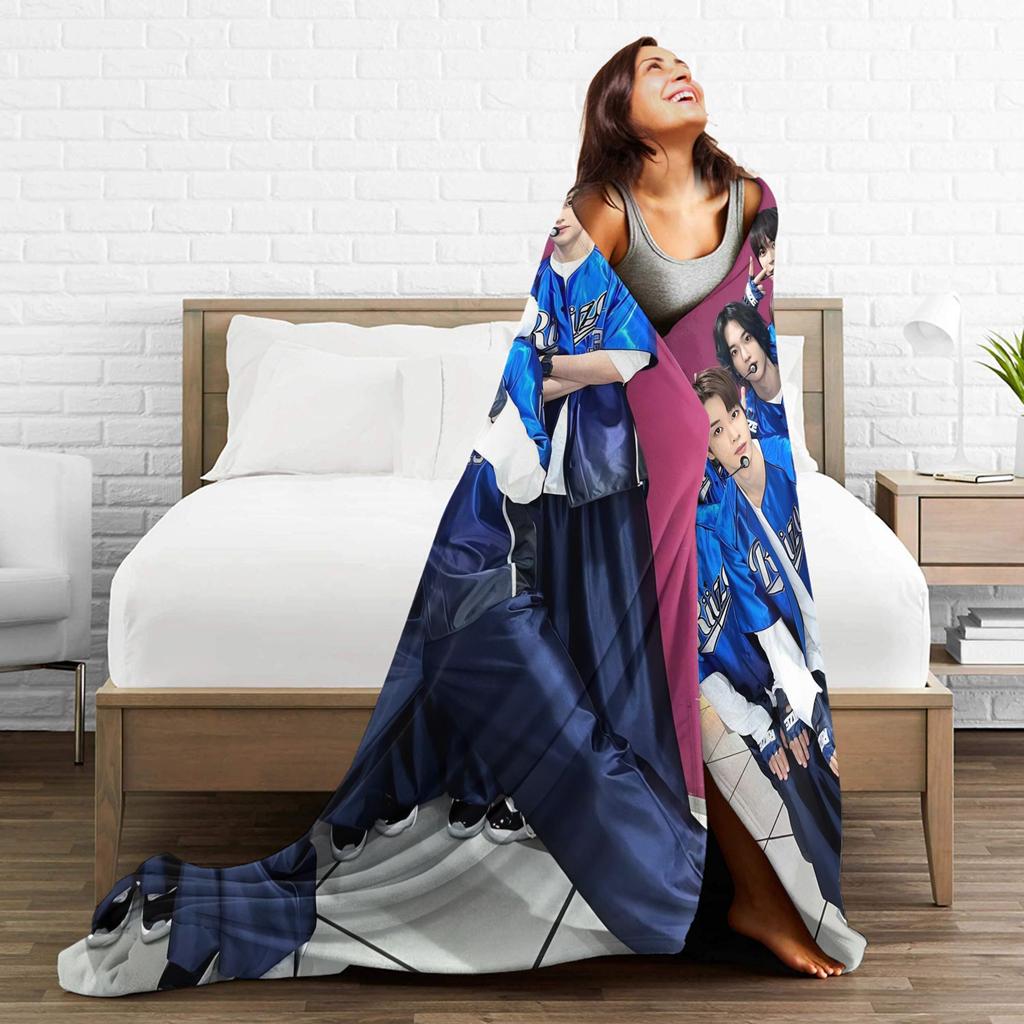 RIIZING SOHEE Riize KPOP Warm Soft Blanket  Decorative Plush Bedding Throws Fluffy Home Decor Flannel Bedspread Sofa Bed Cover