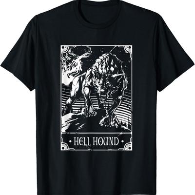 Tödliches Tarot Höllenhund T-Shirt
