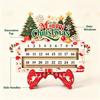 Christmas 25 days Countdown desktop calendar decoration red green