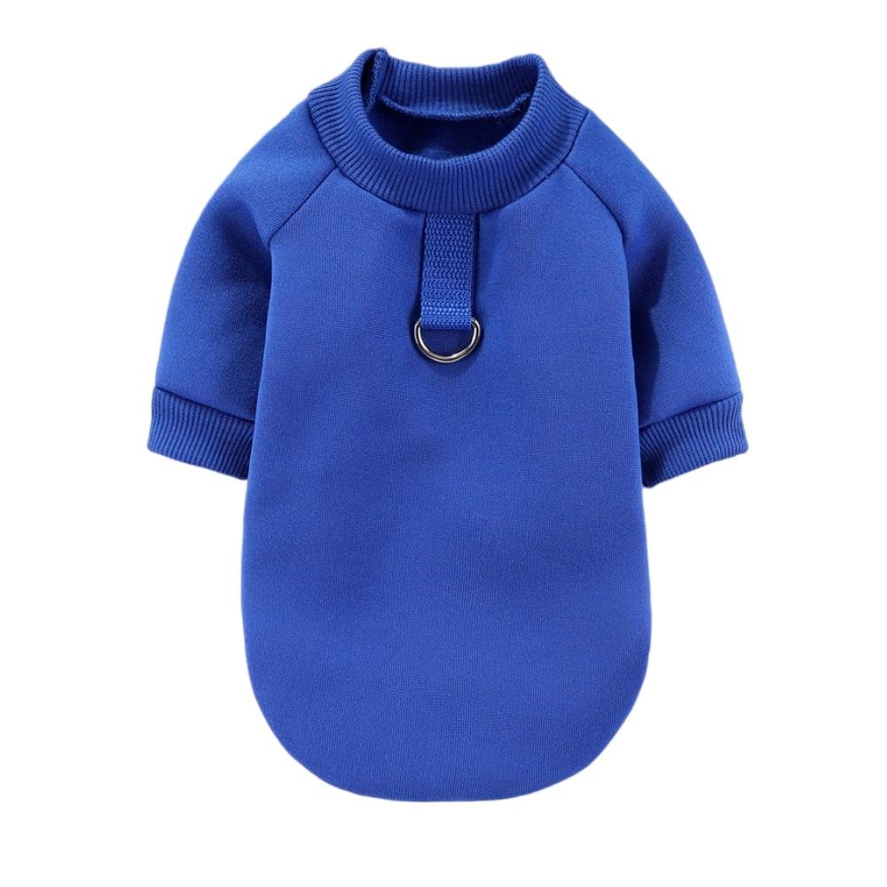 Pet Fleece Sweater Two Feet Autumn and Winter Puppy Dog Cat Teddy Bigbear Traction Hatless Clothing Supplies Apparel