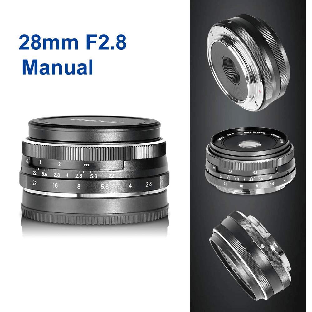 MeiKe Interchangeable Lens MK 28mm for Micro Four Thirds with Japanese Instruction Manual 19610004 [] F2.8