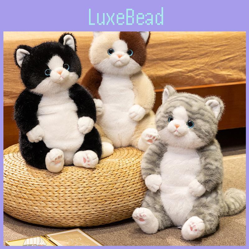 Stuffed Cat Simulation Doll Animal Cartoon Plush Toys Decoration Gifts Kids