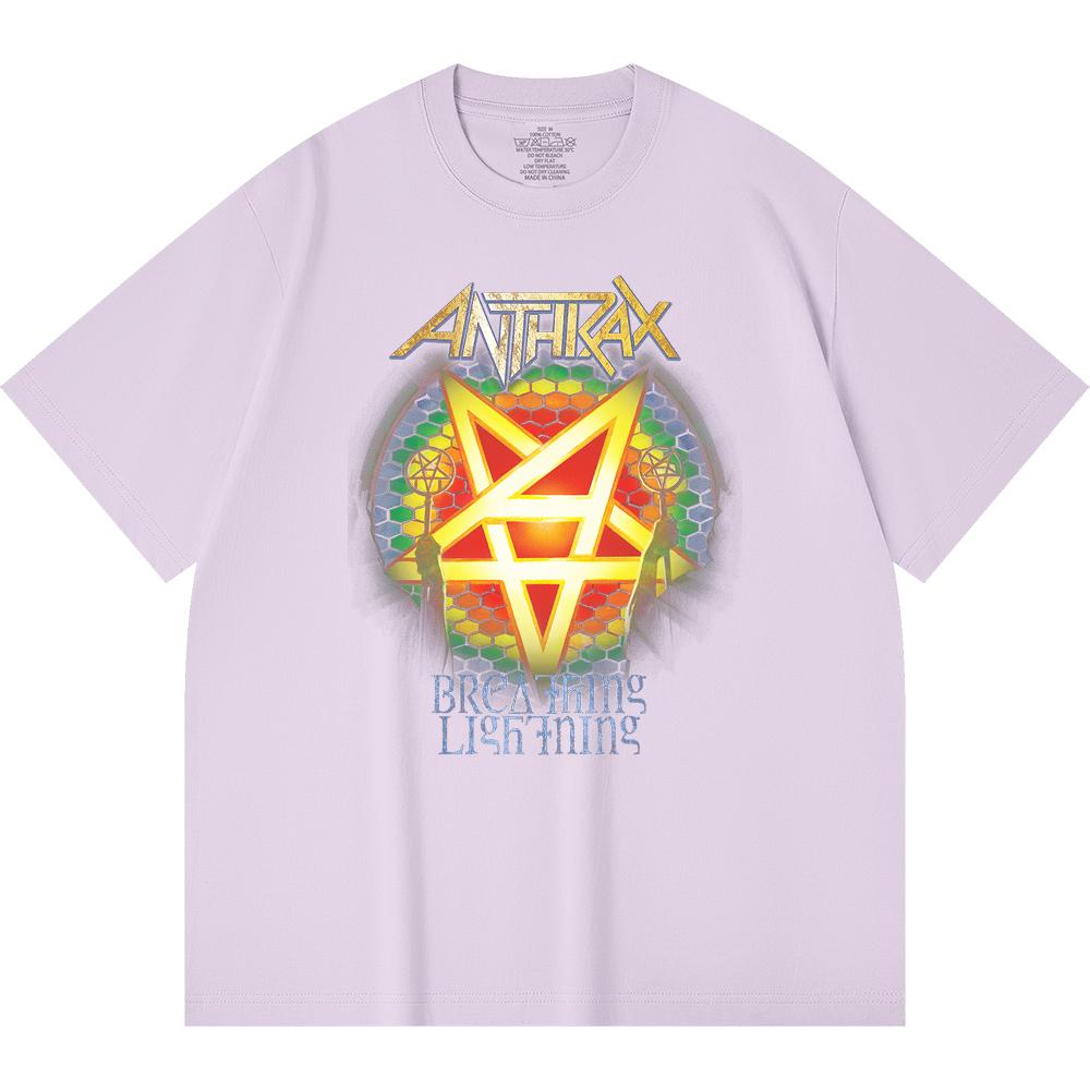 230 Gsm 100% Bomuld Heavy Metal T-shirt Rockband Populær Musik Print Unisex Tung Bomuld T-shirt