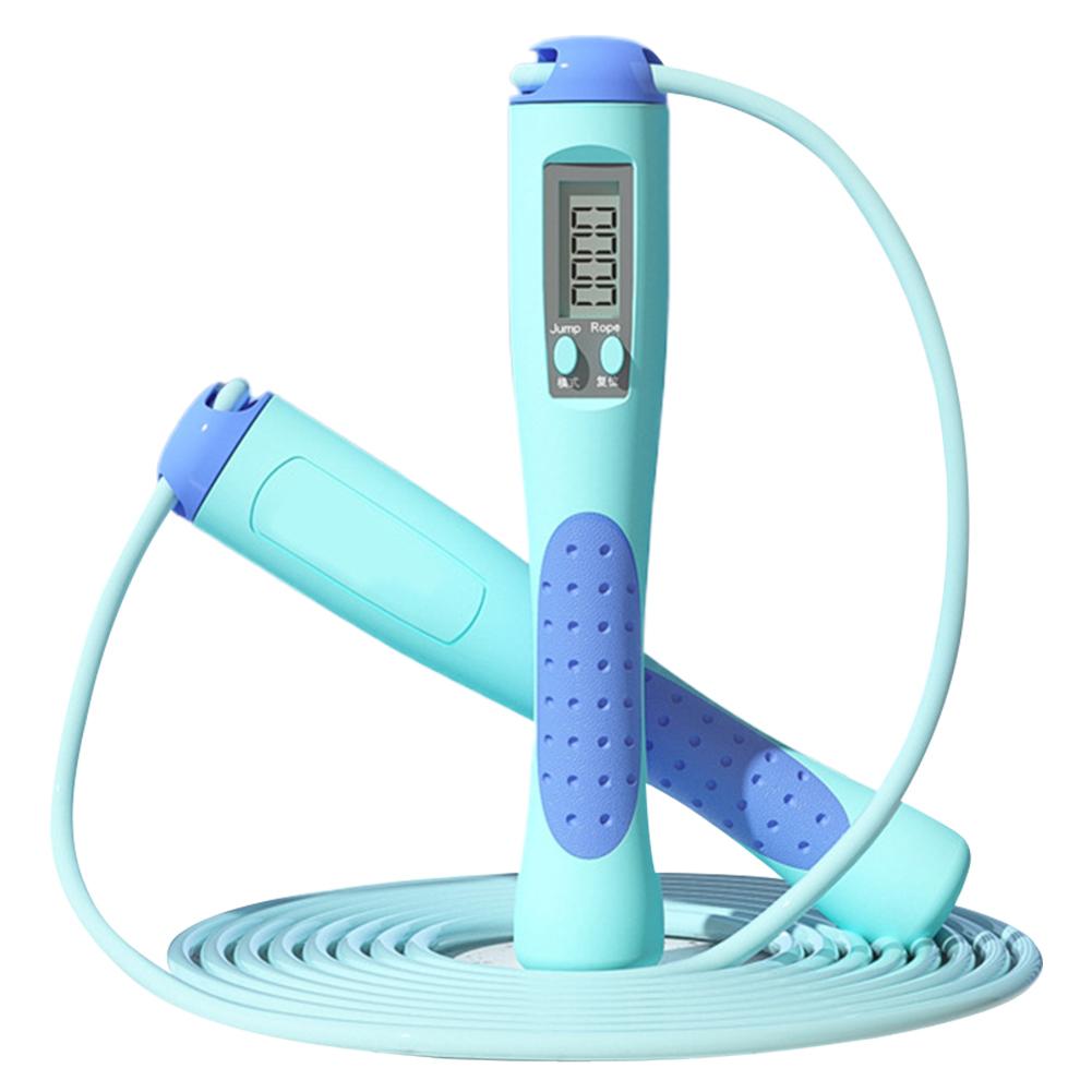 Counting Jump Rope Skipping Rope Adjustable Training Jump Rope with Counter Digital Jump Rope for Gym Fitness Exercise