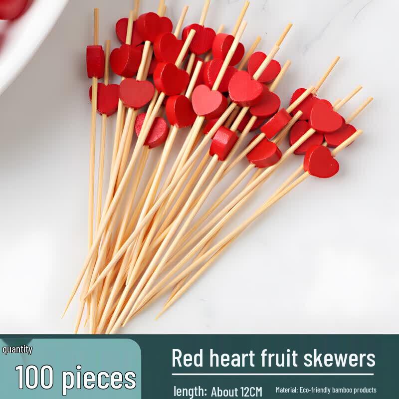 Qiwei Disposable Bamboo Fruit Picks