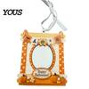 Seasonal Party Decor Mini Halloween Picture Frame, Small Cute Ghost Pumpkin Photo Frame Ornament, Wooden Hanging Ornament Decorative Postcard