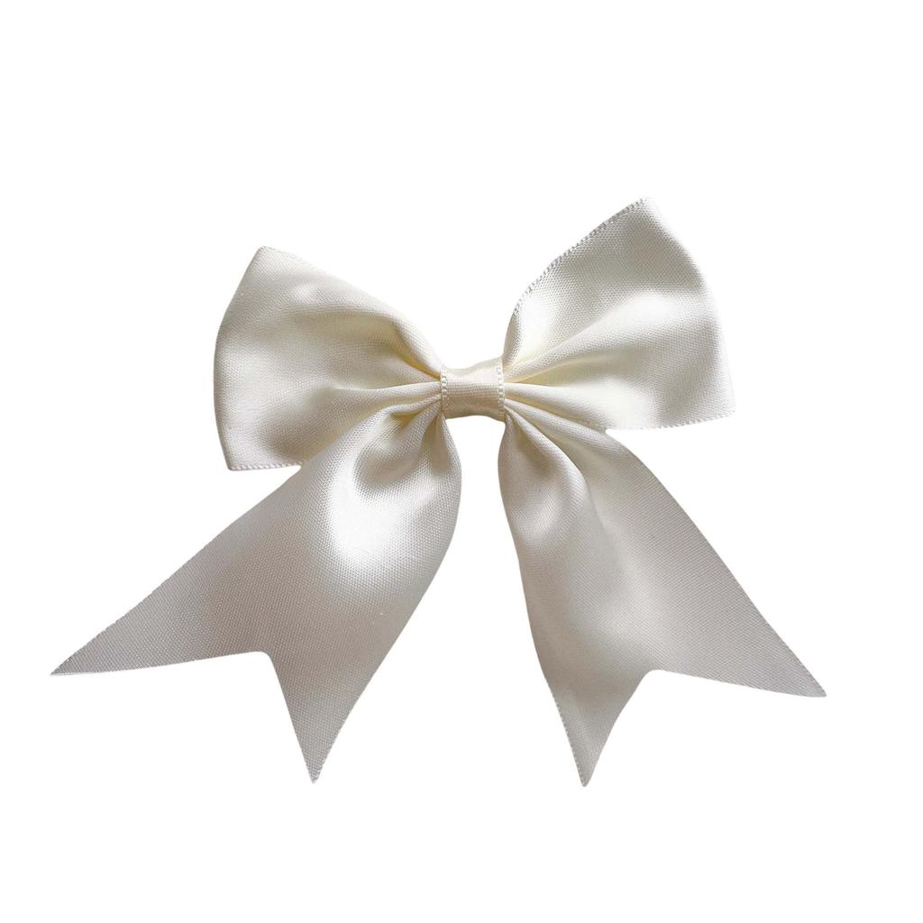 New Solid Color Ribbon Bows Hair Clip For Kids Girls Hairpins Barrettes Handmade Headwear Hair Accessories