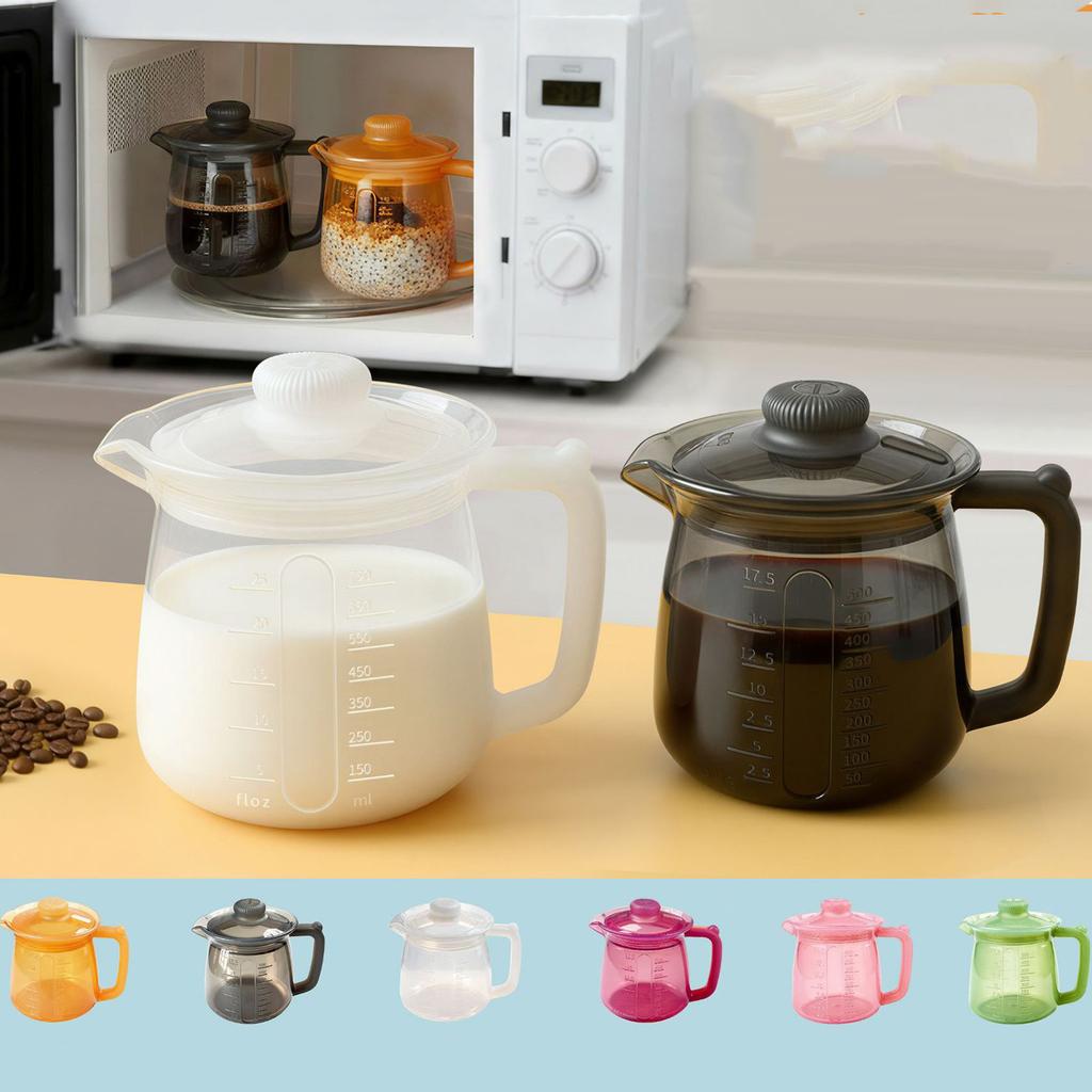 Food Grade Silicone Multi Functional Hot Milk And Coffee And Kitchen Storage Pot 500ml