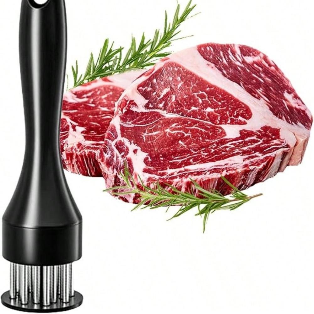 Stainless Steel Meat Tenderizer, Meat Tenderizer Tool Meat Tenderizer With 21 Stainless Steel Ultra Sharp Needle Blades Kitchen Gadgets