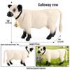 Realistic Farm Animal Model Set: Dairy Cow, Simmental Bull, Yellow Cattle, Fighting Bull, Water Buffalo, Yak