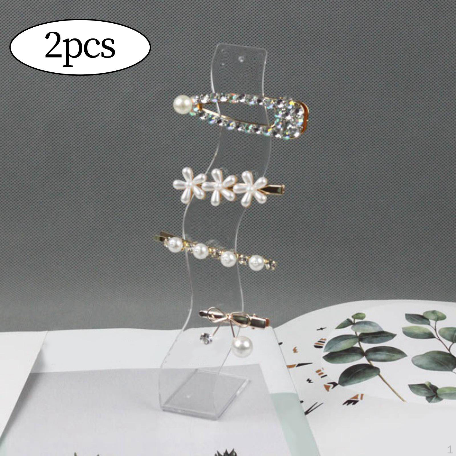 

2 шт., заколка для волос, подставка для дисплея, кронштейн, держатель повязки на голову для чистый