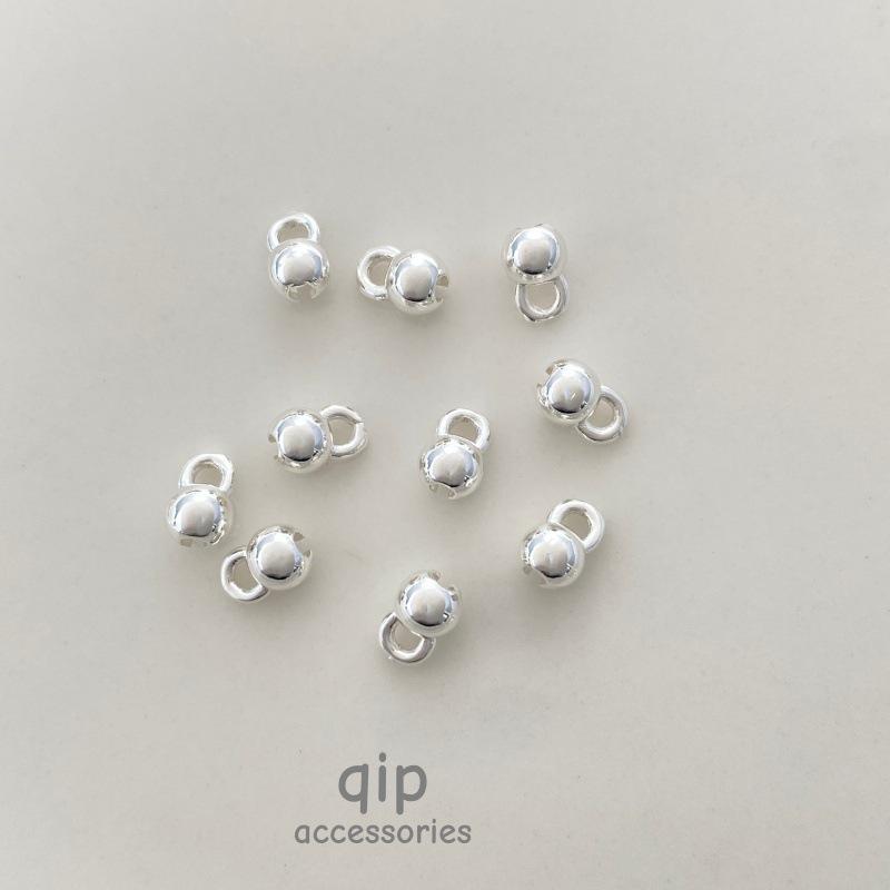 Snap Button Bead Connector Clasp for DIY Jewelry Making