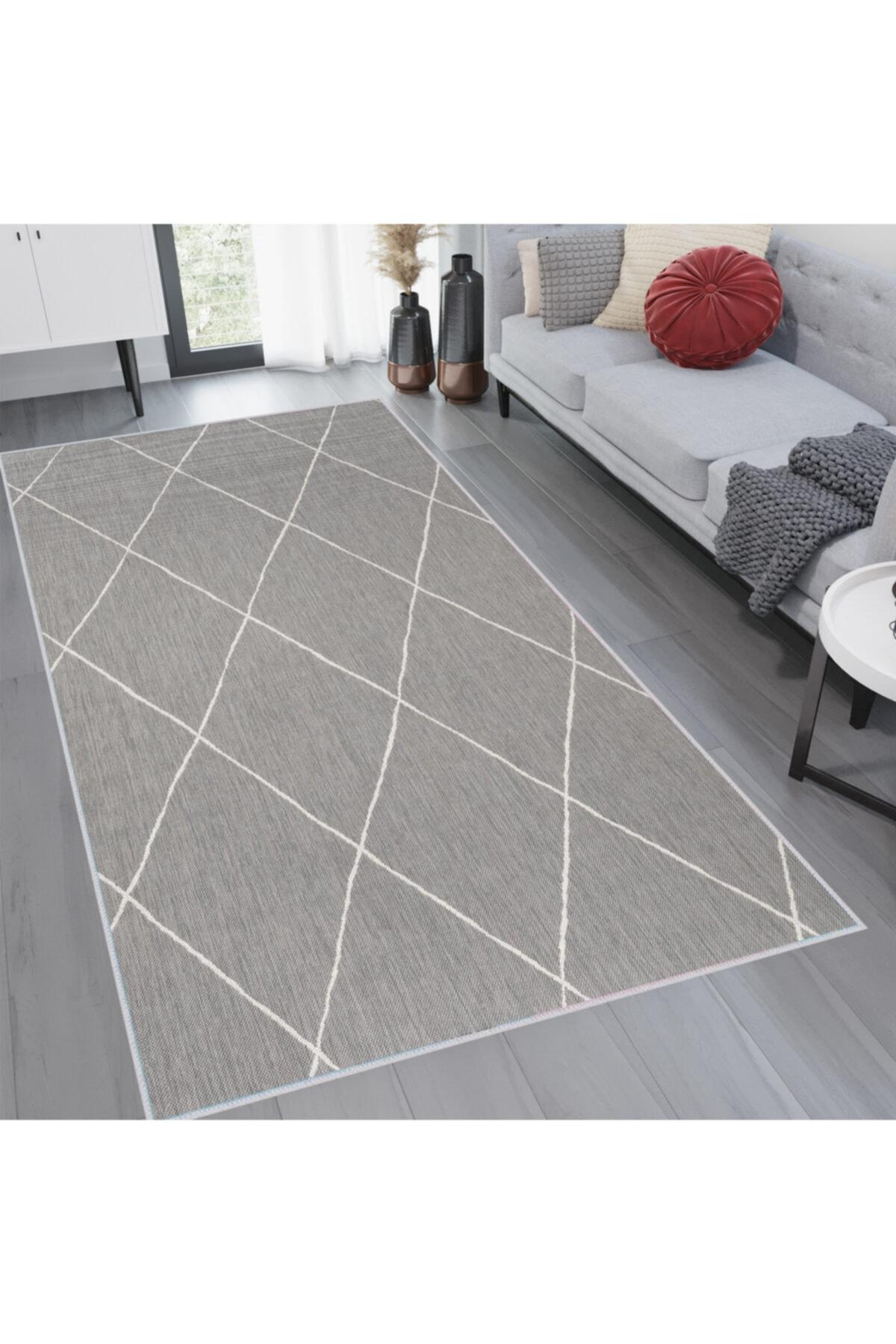 

Rovigo Home Washable Printed Carpet RVG1269 50x80 серый
