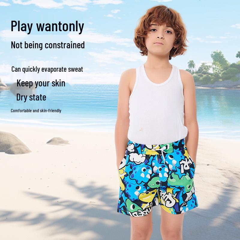 Sureda Schnelltrocknende Badehose für Kinder: Wasserfreundlich, Lockerer Schnitt, Mit Netzfutter, Unisex für Jungen & Mädchen. Perfekt für Strand & Wasserparks.