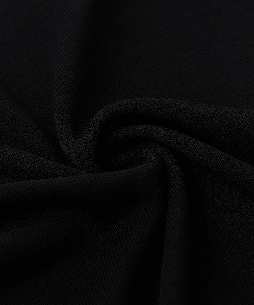VERNO 26Ss Ll Long Sleeve Round-Neck Knit Black