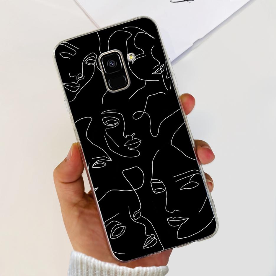 

For Samsung Galaxy A8 Plus 2018 Case SM-A730F Luxury Painted Cover Soft Silicone Phone Case For Samsung A8 2018 A530F A8+ Fundas Galaxy A8 2018
