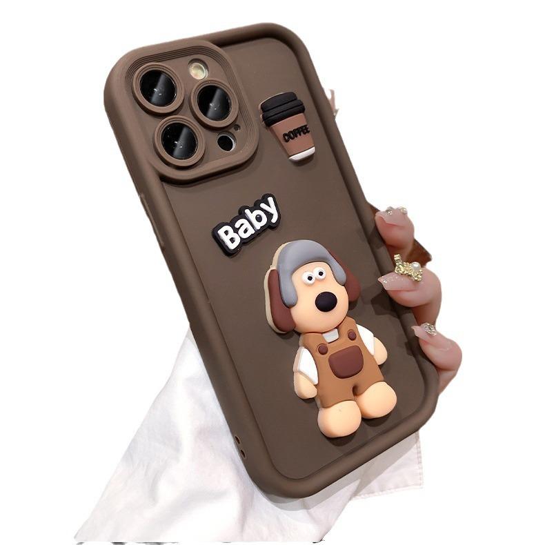 Applicable to Samsung S24U mobile phone case cartoon dog S25 anti-drop cover s23p creative a73A56A14 cute new model