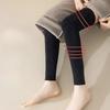 1Pair Winter High Stockings Warm Over Knee Socks Soft Wool Women's Stockings Gaiters Striped Long Socks Thigh Stocking Hosiery