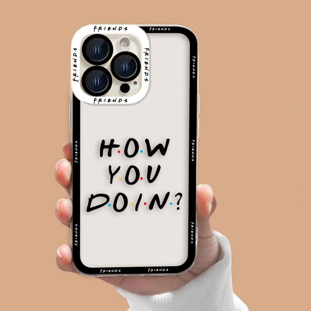 Comedy Friends TV Show Clear Phone Case For Samsung Galaxy S26 S25 S24 S23 S22 S21 S20 FE PLUS ULTRA EDGE Silicone Case Shell