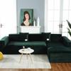 Thicken Plush Sofa Covers Elastic Corner 1/2/3/4/5 Seats Solid Color Couch Cover L-Type Sofa Cover All-Inclusive Protector Cover