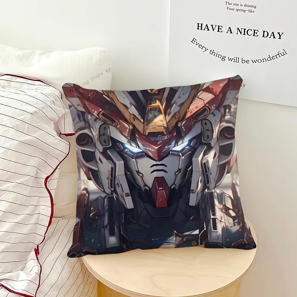 Game G-Gundam Pillow Case Square Pillow Bedroom Sofa Leisure Comfort Cushion Car Living Room Home Decoration