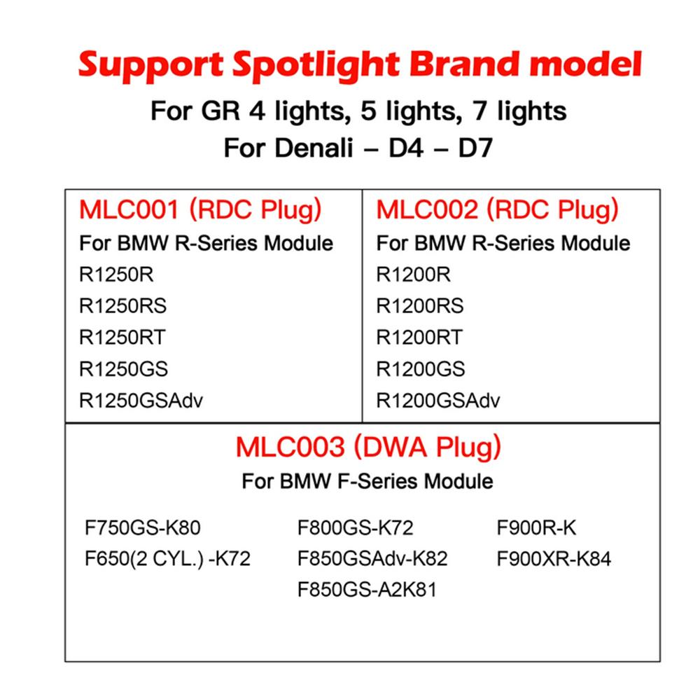 WOYO Motorcycle Light Controller For BMW Headlight CAN Bus Electrical System